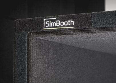 Solid black panels
